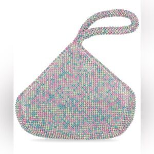 INC International Concepts Doris Sparkle Mesh Pouch